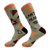 Crazy Dog T-Shirts Women's I Cant Hear You Socks Funny Cut Halloween Pumpkin Joke Footwear - image 2 of 4