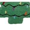 C&F Home Christmas Tree Shaped Hooked pillow - 3 of 4