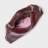 Mini Soft Saddle Handbag - A New Day™ Deep Red - 3 of 4