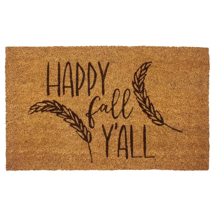 Happy Fall Y'all Doormat