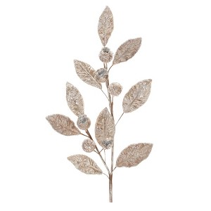 Melrose Beaded Leaf Stem (Set of 2) - 1 of 3