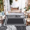 Outdoor Plastic Straw Rug Stain-Resistant Camping Rug, Waterproof Modern Bordered Floor Mats for RV Porch Deck Balcony Beach - 3 of 4