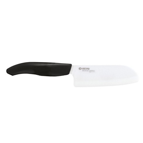 Farberware Professional 5-Inch Ceramic Kitchen Santoku Knife in Red