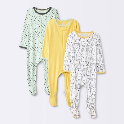 Bamboo Baby Pajamas Owlivia Baby Bamboo Footie Pajamas Zip-Up