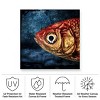 Trademark Fine Art - Piet Flour Isidor The Goldfish Matted Framed Art - 4 of 4