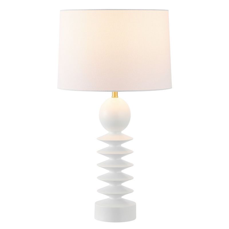 Loza 27 Inch Resin Table Lamp -  White Washed - Safavieh., 3 of 5