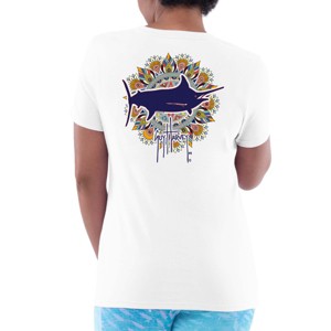 Guy Harvey Women's Graphic Short Sleeve V-Neck T-Shirt - 1 of 3