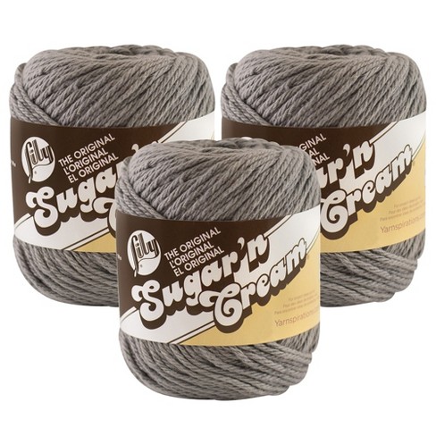 pack Of 3) Lily Sugar'n Cream Yarn - Solids-overcast : Target