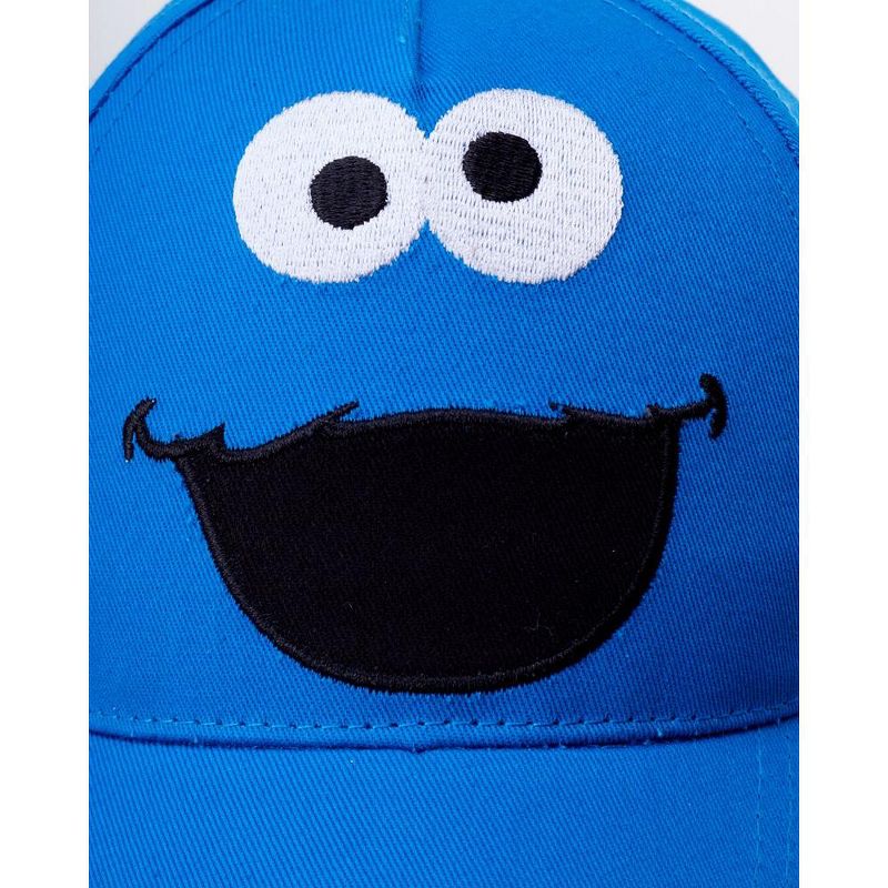Sesame Street Cookie Monster Baseball Hat for Boys Ages 2-4,  Kids Cap, 3 of 6