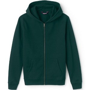 Lands' End Lands' End School Uniform Adult Zip Front Sweatshirt - 1 of 2