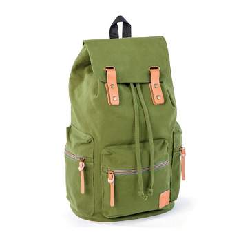 SYDNEY PAIGE X BAZIC Products® GUIDI Rucksack Backpack, 18", Green