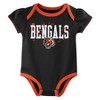 NFL Cincinnati Bengals Infant Girls' 3pk White Bodysuit - image 4 of 4