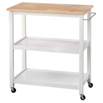 Mylah Kitchen 2-Tier Rolling Cart - Buylateral