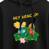 Women's - Hey Arnold! - Arnold, Gerald, and Abner Cropped Graphic Hoodie - 2 of 3
