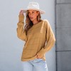Women's Eyelet Boat Neck Sweater - Cupshe - 2 of 4