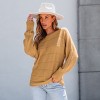 Women's Eyelet Boat Neck Sweater - Cupshe - image 2 of 4