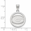Black Bow Jewelry Sterling Silver Georgia Bulldogs NCAA Small Pendant - 2 of 3