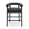 TOV FurnitureSpara Performance Vegan Leather Counter Stool Taupe 22.9"W x 21"D x 33.5"H - 3 of 4