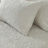 Patina Vie 100% Cotton Stitched 3 Piece Quilt and Sham Set - 4 of 4