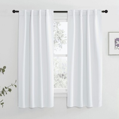 NICETOWN Backtab & Rod Pocket Blackout Thermal Curtain Panels, Set of 2
