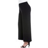 Plus Elastic Waist Flared Leg Palazzo Pants - 24seven Comfort Apparel™ - 2 of 4
