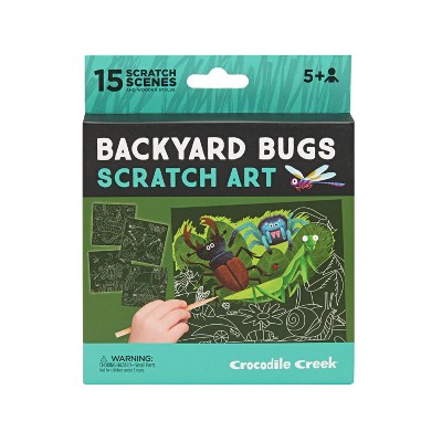 Crocodile Creek Scratch Art Backyard Bugs