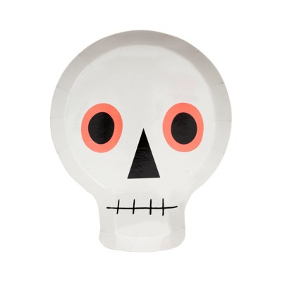 Meri Meri Neon Skull Plates