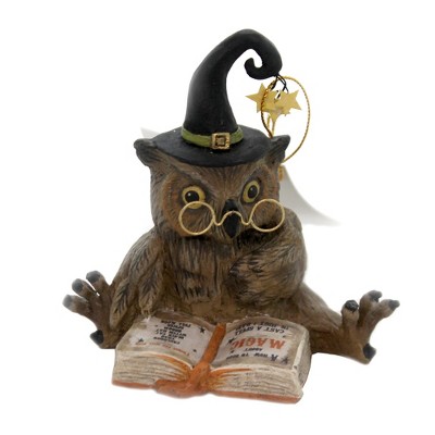 Halloween 3.5" Owl Wizard Wise Magic Potions  -  Decorative Figurines