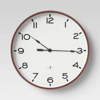  Ajanta Plastic Wall Clock 14 Inches Vintage Sweep Wall Clock(No  Tik Tik), Brown : Home & Kitchen