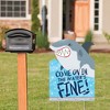 Big Dot of Happiness Shark Zone - Party Decorations - Jawsome Party or Birthday Party Welcome Yard Sign - 2 of 4