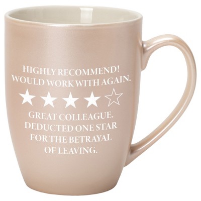 Elanze Designs 10 Ounce Ceramic Decorative Laser Engraved Giftable Novelty Tea Coffee Cup Mug Precious Pearl Great Colleague Four Out Of Five Stars