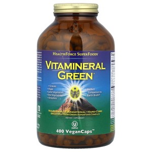 HealthForce Superfoods Vitamineral Green®, 400 VeganCaps - 1 of 4