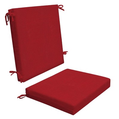 Honeycomb Outdoor Midback Dining Chair Cushion