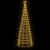 Led Christmas Tree Warm white, Dark green Copper, Iron 118.1 in - 3 of 4
