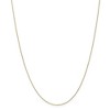 Black Bow Jewelry 0.8mm, 10k Yellow Gold, Diamond Cut Cable Chain Necklace - 3 of 4