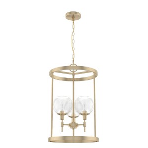 Xidane 15" Pendant Light, Metal, 3-Bulb, Alturas Gold Finish - Dazzling Indoor Fixture for Glamorous Spaces - 1 of 1