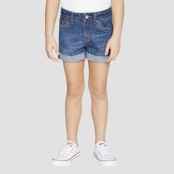 Levi's® Girls' Girlfriend Jean Shorts - Washed Black : Target