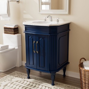 Hyleory Bathroom Storage Vanity,Bathroom Cabinets Freestanding with Door for Bathroom Floor Cabinet,Restroom Cabinet, Storage Cabinet - 1 of 4