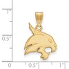 Black Bow Jewelry 14k Yellow Gold Texas State Bobcats NCAA Large Pendant - 2 of 3