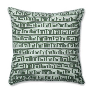 Mini Squares Grass Oversize Square Floor Pillow Green - Pillow Perfect