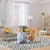 Leopard 9x12 Rug - Washable Animal Print Rug, Large Living Room Carpet, Soft Non-Slip Surface, Non-Shedding Brown Carpet, Ideal for Office Dormitory - 3 of 4