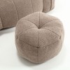 PAGED Modern Bean Bag Chair with Armrests and Footrest, High-Resilience Lazy Sofa for Adults, Comfy Chair for Living Room, Bedroom - 3 of 4