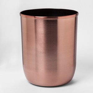 Solid Bathroom Wastebasket Rose Gold - Project 62 , Pink