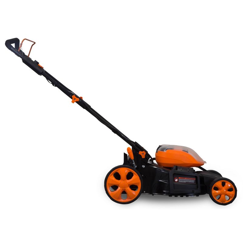 WEN 40439BT 40V Max Lithium Ion 19&#34; Cordless 3-in-1 Lawn Mower with 16-Gallon Bag, 3 of 7