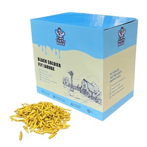 5LB Black Soldier Fly Larvae for Chickens 100% Natural Non-GMO High Protein Chicken Feed - 1 of 4