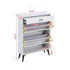 MAYEERTY Shoe Cabinet - Sturdy Space-Saving for Entryway - 3 of 4