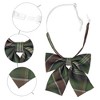 INSPIRE CHIC Women's Plaid Uniform Pre-tied Knot Cute Stylish Colorful Bow Ties - 3 of 4