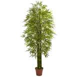 7'H Bamboo Artificial Tree UV Resistant (Indoor/Outdoor) - Nearly Natural