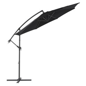 9.5' UV Resistant Offset Tilting Cantilever Patio Umbrella - CorLiving - 1 of 4