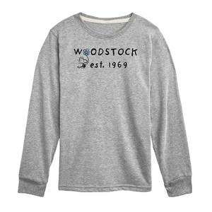 Boys' - Peanuts - Woodstock 1969 Long Sleeve Graphic T-Shirt - 1 of 4